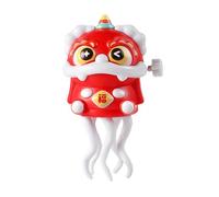 Wind Up Dancing Toy, Lion Dance Educational Figure, ABS, Dancing Crawling Interactive Toy, Traditional Cultural Puppet, No Battery Tool, For Kids Boys Girls Playroom Nursery