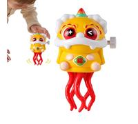 Wind Up Dancing Toy, Lion Dance Educational Toy, Medium Crawling Interactive Figure, Sturdy Colorful Design, Kids Learning Accessory, Boys Girls Home Living Room Bedroom Playroom Daycare Park Travel