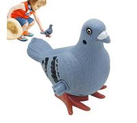 Wind Up doves - 3.94 Inches Jumping Pigeon Toy, Clockwork Pigeons - Flipping Jumping Clockwork for Kids, Wind Up Doves Kids Toy, Fuzzy Pigeons Animal for Toddler, doves Figurine Pigeon Waking