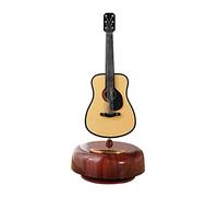Wind Up Electric Guitar Music Box Rotating Twirling Miniature Stringed Instrument Replica Classical Artware Gift for Birthday Valentine s Day Mother