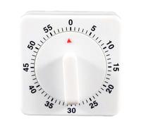 Wind-Up Mechanical Kitchen Timer, 60-minute Silent Square Time Timer With Alarm Reminder, Accurate Timing Kitchen Small Square Timer, Mechanical Timer For Kitchen Cooking, Learning