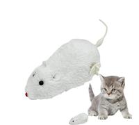 Wind Up Mouse Cat Toy - Plush Furry Mice Cat Toy & Clockwork Rats for Indoor Kittens | Realistic Mouse Racing Toys for Interactive Chasing, Hunting & Mental Health Exercise