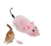 Wind-up Mouse Toy - Interactive Hunting Mice, Realistic Running Toy | Clockwork Plush Pet Funny Hunting Game, Moving Mouse Simulation, Exciting Game Activity for House Cats and Chees