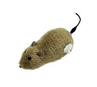 Wind Up Mouse Toy - Plush Hunting Plaything, Clockwork Cat Runner, Effortless Pets Entertainment | Interactive Fun Realistic Indoor Racing Activity For Kitten Exercise Stimulation Enrichment