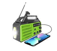 Wind Up Radio Emergency Solar Hand Crank Radio, CCHKFEI 8000mAh-Wind Up Torch Portable AM/FM/NOAA Weather Radio Flashlight Motion Sensor Reading Lamp,Double USB Phone Charger,SOS Emergency Radio