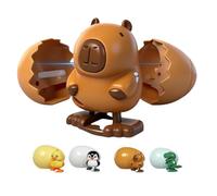 Wind-Up Surprise Egg Toys, Rotate the eggshell to hatch a walking animal. The eggshell pops out, it's reusable, suitable for boys and girls, and a great gift for Christmas, birthdays, and Easter.