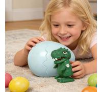 Wind-Up Surprise Eggs Easter's Gift, Wind-Up Hatching Surprise Egg, Eggshells Open Automatic Walking Party Favors Gift, Fun Present (Green)