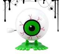 Wind-Up Toy - 1.69inch Wind Up Eyeball | WindUp Eyeball | Eyeballs Bouncy Clockwork | Small Novelty Toys Horror Props for Halloween Goody Bag Filler, Home Decoration
