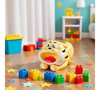 Wind Up Toy - ABS Tiger Shape Clockwork | Crawling Animal Educational Toy | Baby Toddler Learning Companion | Early Playroom Living Room for Kids Babies Boys Girls