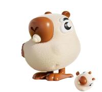 Wind Up Toy Funny Flocking Jumping Animal Table Decoration