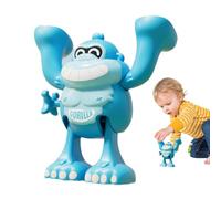 Wind Up Toys - 360 Degree Flipping Stunt Somersault Animals, Cartoon Clockwork Educational Game, Realistic ABS Material Interactive Dexterity Play, Blue | For Kids Boys Girls