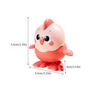 Wind-Up Toys - Interactive Cute Funny Walking Chick Clockwork Toy for Kids, Classic Mechanical Animal Toy for Boys Girls, Kindergarten Nursery Daycare Easter Play Gift