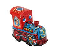 Wind Up Train Locomotive Model Clockwork Play Metal s Collectible Comfortable and Environmentally Nice Processed