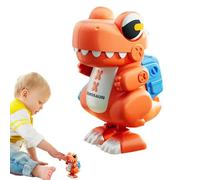 Wind Up Walking Dinosaur - ABS | Cartoon Dinosaur Toy | Walking Dinno Model | Animal Hatching Surprise | Clockwork Chain Rotation Kids Toy | Interactive Pull Back Figure Educational For Boys Girls Age
