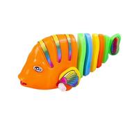Wind Up Wiggle Fish - Floating Swimming Clockwork Water Toy, Playful Bath Creature Figure, Mechanical Motion Entertainment Item | Joyful Interactive Splash Activity For Children Pets Cats Bathroom