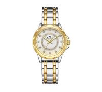 Wind up Wrist Watches Lady Watch Fashion Trend Star Studded Diamond Watch Watch Fashion Watch Metal Case Band Analog Wrist Watch (Silver, One Size)
