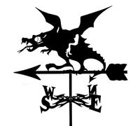 wind vane Metal Weathervane, Stainless Steel Wind Vane For Yard with Roof Mount House Garden Decorations Wind Direction Indicator for Outdoor Farm Yard Gazebo Wind Vane For Yard (S