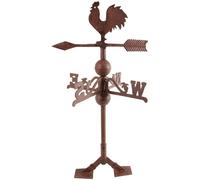 Esschert WV10 Fallen Fruits Cast Iron Rooster Weathervane, Brown, 690.0...