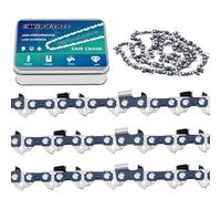 Windance 18 inch Replacement Chainsaw Chain 0.325 inch Pitch 0.058 inch Gauge 72 Drive Link Fit for Husqvarna Stihl Poulan, Heavy Duty #65 Manganese Steel Saw Chain (3 Chains)