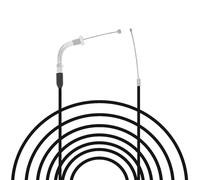 Windance 190cm 74.8" High Performanc Motorcycle Refitting Throttle Cable, Adjustable Flat Slide Carburetor Throttle Cable Fit for Honda Yamaha Keihin GY6 Scooter ATV (Black)