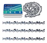 Windance 20 inch Replacement Chainsaw Chain 0.325 inch Pitch 0.058 inch Gauge 76 Drive Link Fit for Husgvarna Stihl Poulan, Heavy Duty #65 Manganese Steel Saw Chain (3 Chains)