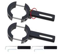 Windance 2PCS Light Bar Mounting Bracket,Auxiliary Light Spotlight Front Fork Tube Clamps for Motorcycle Bicycle Scooter Mountain Bike ATV UTV (20-30mm)