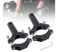 Windance 2pcs Motorcycle Front Fork Lamp Mounting Brackets, Headlight Fog Mounting Bracket, Auxiliary Light Mounting Bracket Extension Tube Clamp for Motorcycle