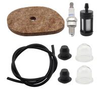 Windance Air Filter with Oil Filter and Spark Plug Focus Kit for Stihl KM56 FS56 FS56RC FC70 FC70C FC56