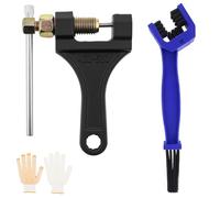 Windance Chain Breaker with Cleaner Brush #420-530 Link Removal Tool for Dirt Pit Bike ATV Quad Go Kart Scooter Motorcycle Bicycle Chain Break # 420 428 520 525 528 530 (Blue)