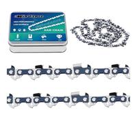 Windance Replacement Chainsaw Chain Fit for Husqvarna Stihl Poulan, Heavy Duty #65 Manganese Steel Saw Chain (18" .325" 0.058 72DL-Manganese Steel*2)