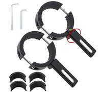 Windance Universal Light Mounting Bracket,Auxiliary Light Bar Tube Clamps for Motorcycle Scooter Mountain Bike ATV UTV (38 ~ 60mm)