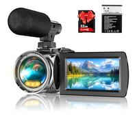 Windancy Video Camera FHD 1080P 48MP 4K Camcorder for YouTube, Video Vlogging Camera Recorder 18X Digital Zoom 3.0 Inch 270 Degree Rotation IPS Screen Camera Camcorder