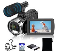 Windancy Video Camera FHD 1080P 48MP 4K Camcorder for YouTube, Video Vlogging Camera Recorder 18X Digital Zoom 3.0 Inch 270 Degree Rotation IPS Screen Camera Camcorder