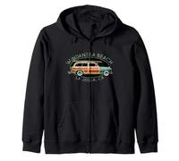 Windansea Beach, La Jolla, California Vintage Surfing Zip Hoodie