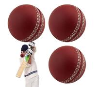 Windballs for crick-et - 3 Pieces Convenient Practice crick-et Ball | Comfortable Club - Ball | Wind - Balls for Outdoor & Indoor Practice, Coaching, Garden & Beach Games