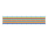 Windbreak Traditional Stripe - 10 Pole Tall