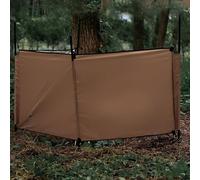 Windbreak Wind Blocker, Foldable tent windproof screen for backpacking adventures beach days, Sand protection Windbreak with Rope Peg Storage Bag for beach, grass, rock campsite, 98.4x27.6in