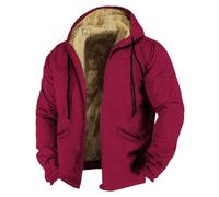 Windbreaker Baseball Cargo Jacket Outwear with Zip Pockets Europe And The United States Independent Station Border Solid 3D Printing Digital Hooded Sweater Brown Clothing Mens Wool Coats Jackets (S)