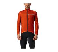 Castelli Squadra Stretch Jacket Orange S Men S Fiery Red / Dark Grey