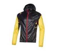 Windbreaker Jacket La Sportiva Jkt Black Yellow, Size S