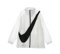 Windbreaker Jacket with Swoosh - female - Nike - Training Jackets - White - M - Sport M