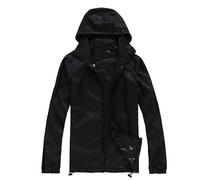 Windbreaker Women's Lightweight Rain Jacket Women's Thin Hiking Jacket Wind Jacket Plain Cycling Jacket Thin Outdoor Jacket Sun Protection Leisure Jacket Waterproof Hooded Jacket Functional Jacket