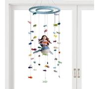 Windchimes Outdoors | Decorative Fish Design Decor | Fish Wind Chime - for Meditation Home Garden Holiday Birthday Patio Yard Lawn