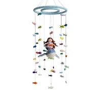 Windchimes Outdoors,Fish Design Decorations Charm - Fish Wind Chime - for Meditation Home Garden Holiday Birthday Patio Yard Lawn