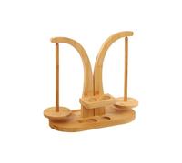 Winder - 11.22 Inch Roller | Wooden Device: Manual Ball Maker with Magnetic Base, Double Spindle, Smooth Rotation, Designed for Crochet Knitting, Storage Art