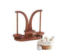 Winder - 11.22 Inch Roller | Wooden Device: Manual Ball Maker with Magnetic Base, Double Spindle, Smooth Rotation, Designed for Crochet Knitting, Storage Art