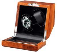 Winder Winder for 2 Automatic with Light Quiet Motor Solid Wood Watches Winder Box AC Adapter Battery USB Powered Good Times Winder