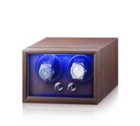 Winder Winder for Automatic Watches Winders Automatic Winder, Self-Stop When Opening Lid, Display Box with Light(Color:B,Size:2) Winder