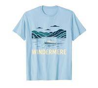 Windermere Lake District T-Shirt, Men, Baby Blue, XX-Large