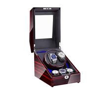 Winders Box Luxury Storage Rotator For 3 Sizes Watches With LED Light Rotating Watch Case